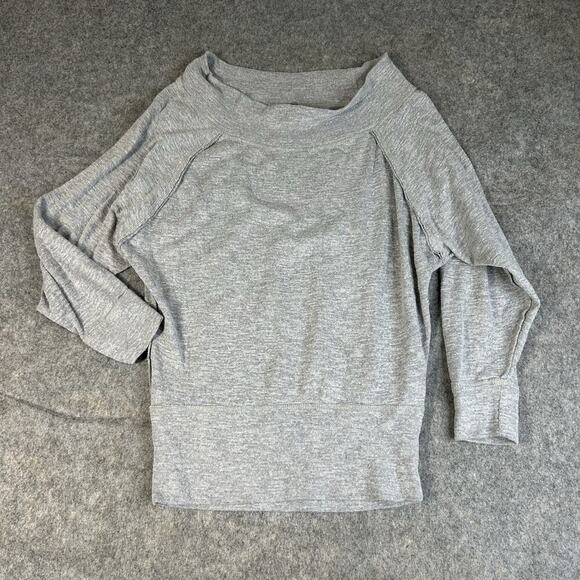 We The Free Free People Top Women’s Small Palisades Off The Shoulder Grey - Picture 1 of 7
